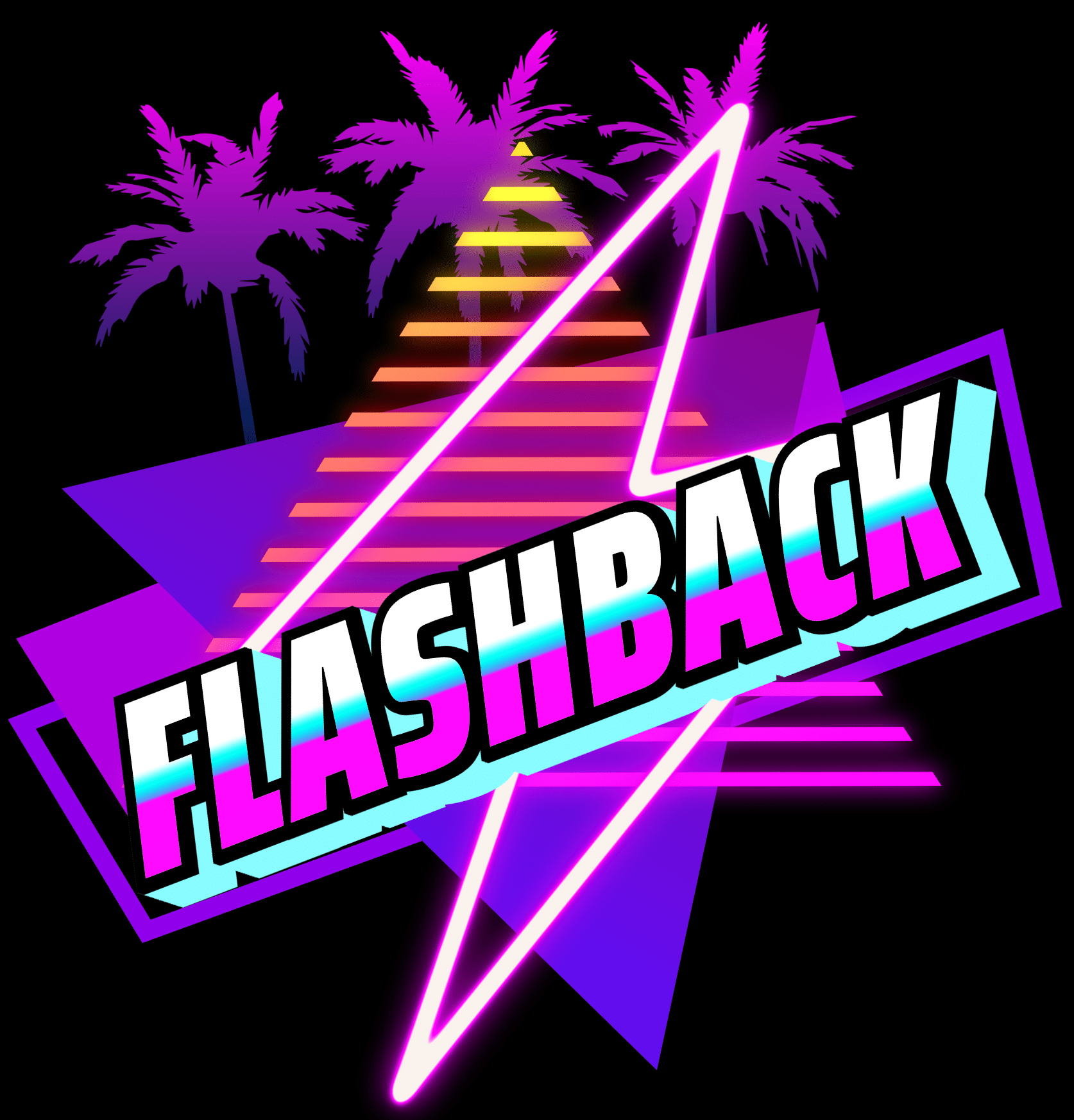 Vintage collectibles shop Flashback logo