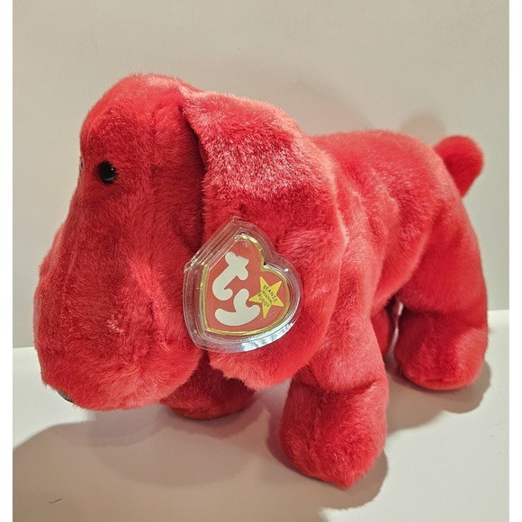 Red dog TY Beanie Buddy