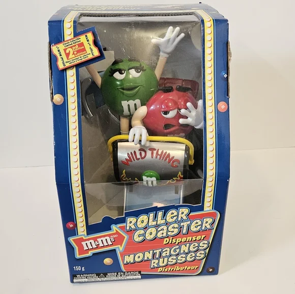 M&Ms roller coaster piece new in box