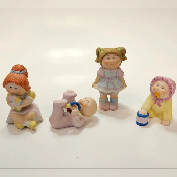 Cabbage patch porcelain figures