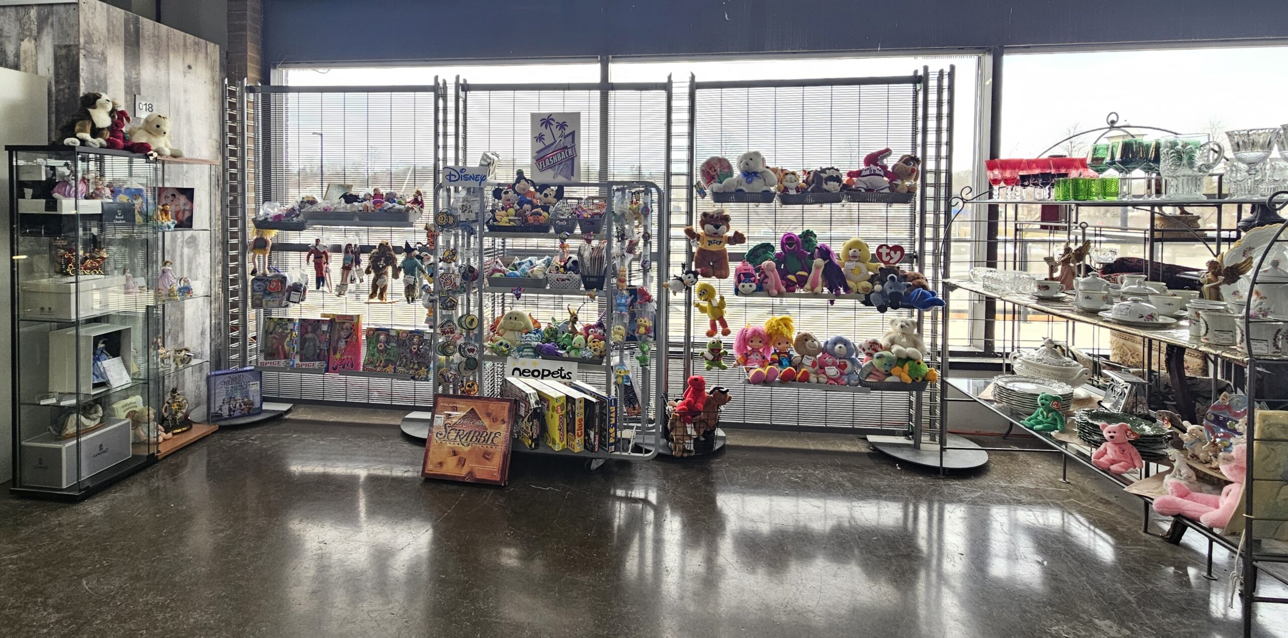 A view of the front our booth