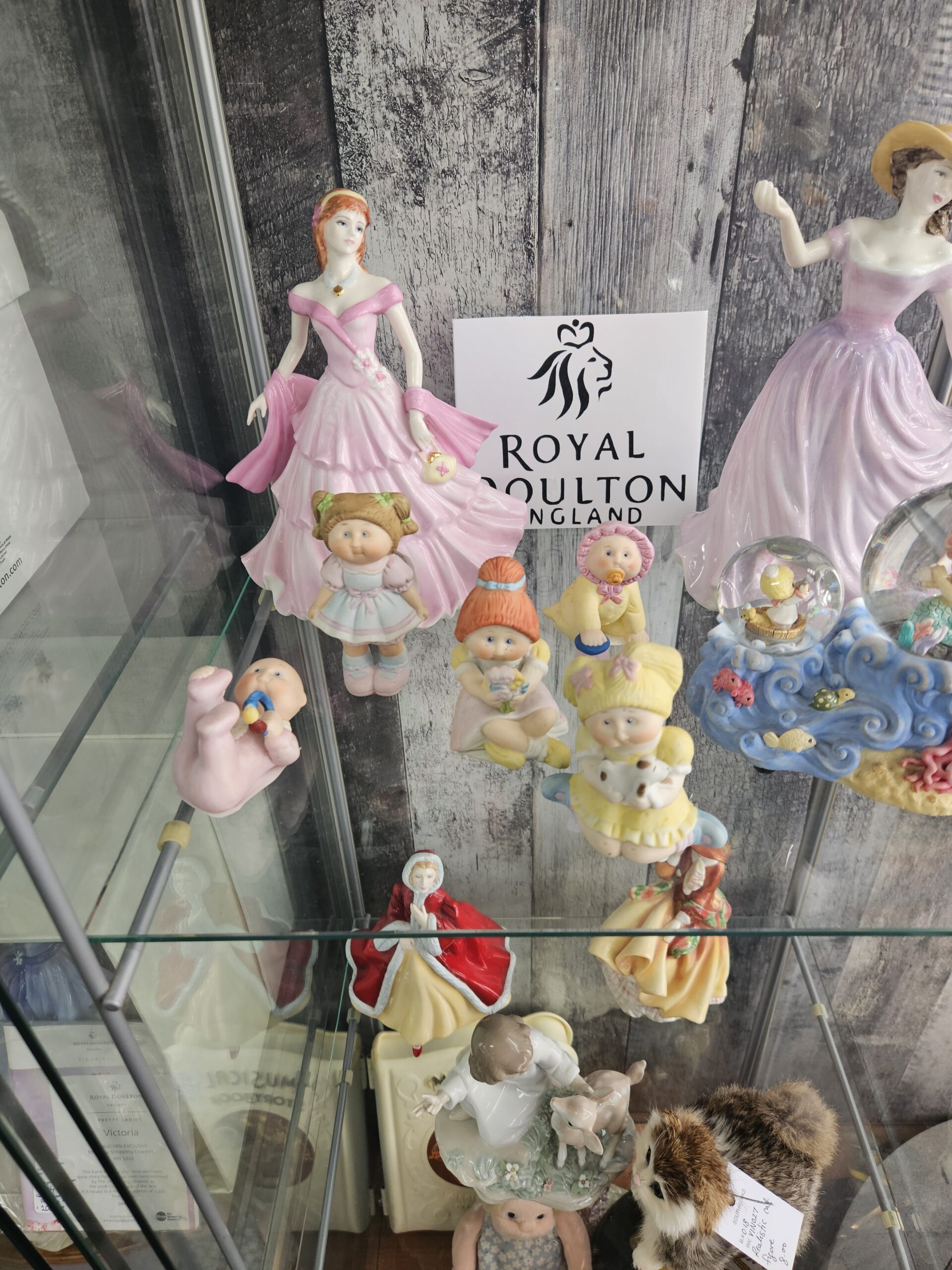Royal Doulton and cabbage patch figures